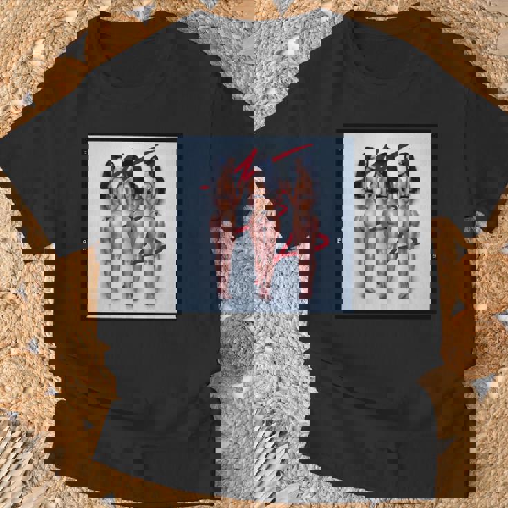 Pinup Girl 男性用 「Seeing Triple」 長袖tシャツ Tシャツ 高齢者への贈り物