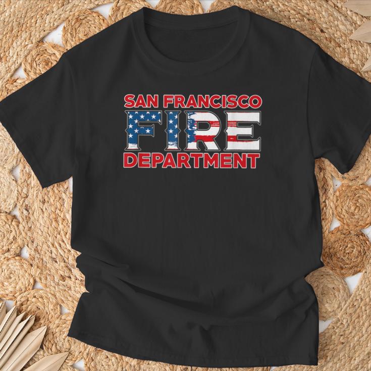 Pompiers Dean Francisco Californie T-Shirt Cadeaux pour les vieillards