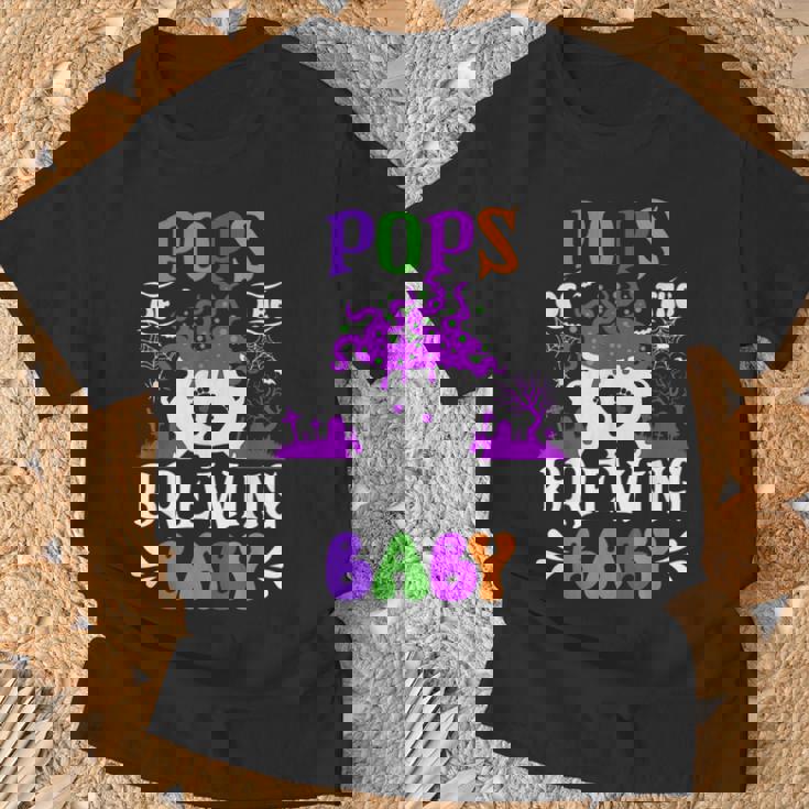 Pops Of The Brewing Baby Dad To Be Halloween T-Shirt Gifts for Old Men