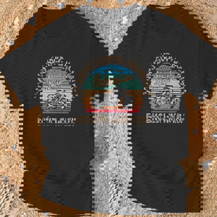 Por El 70º Cumpleaños 70 Años Para Moteros Y Motoristas Camiseta unisex Regalos para ancianos