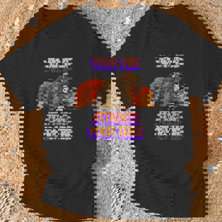 Punch The Monkey Youribeが部族を引き付ける モチベーション Tシャツ 高齢者への贈り物