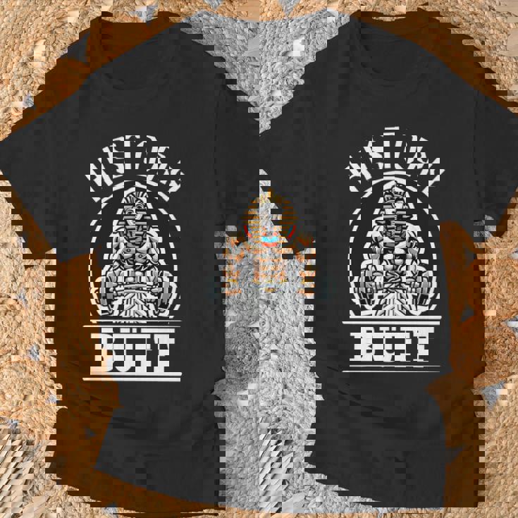 Ra 古代エジプトの歴史バフ担当者 面白い歴史 長袖tシャツ Tシャツ 高齢者への贈り物