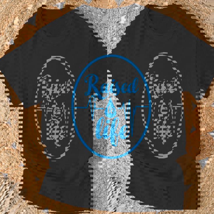 Raised To Life キリスト教徒ウォーター洗礼のギフトtシャツ Tシャツ 高齢者への贈り物