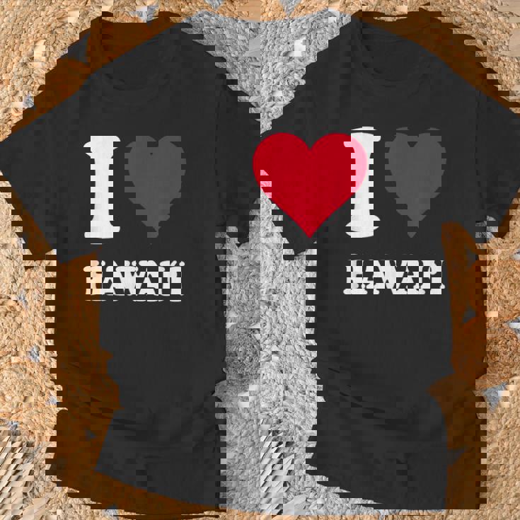 Red Heart I Love Hawai'i Tシャツ 高齢者への贈り物