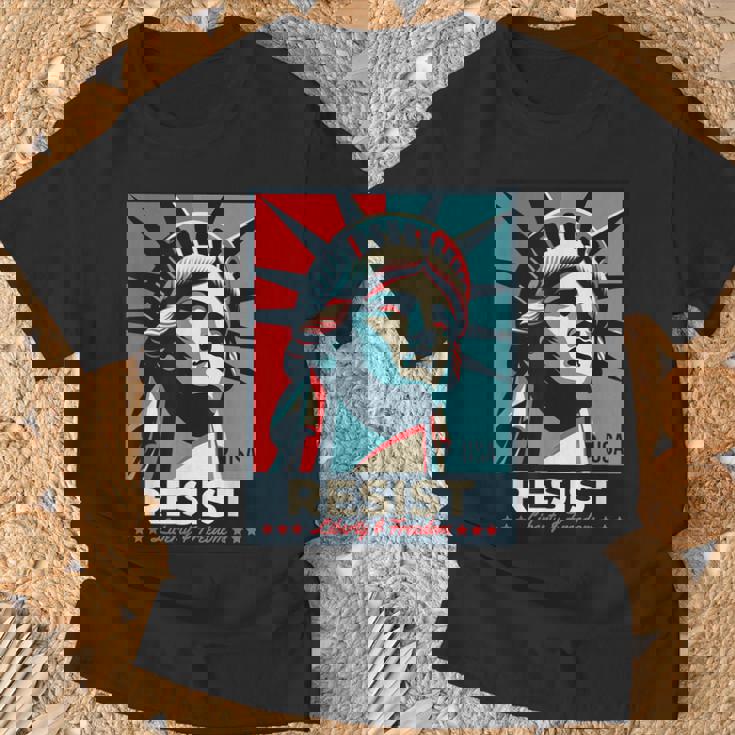 Resist 自由の女神 Resist Tシャツ 高齢者への贈り物