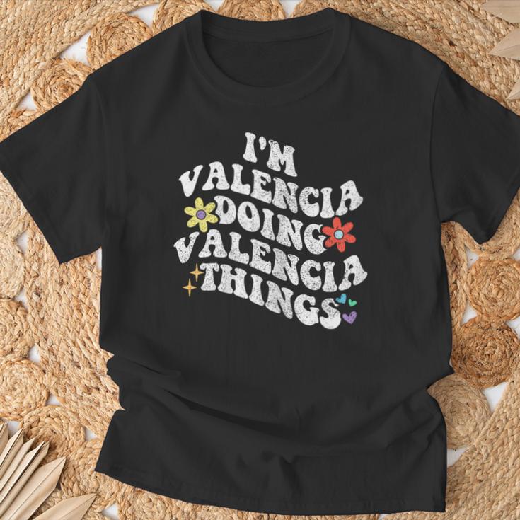 Retro Groovy Imalencia Haciendoalencia Cosas Divertidas Camiseta unisex Regalos para ancianos