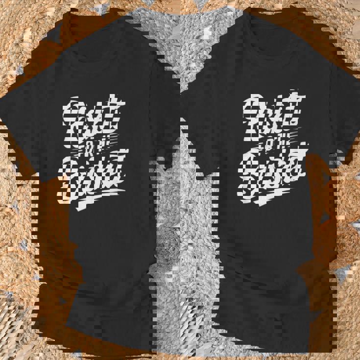 Risk It For The Brisket Bbqジョーク Tシャツ 高齢者への贈り物