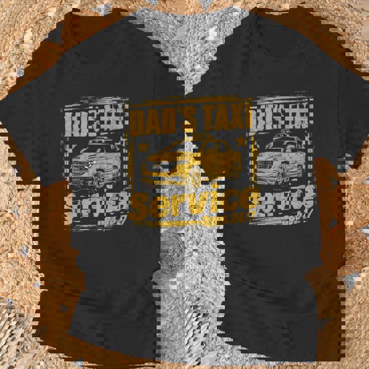 Servizio Taxi 247 Di Papà Dad Driving Maglietta Regalos para ancianos