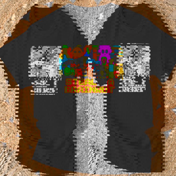 Steal A Brainrot Meme ビデオゲーム キッズゲーマー Tシャツ 高齢者への贈り物