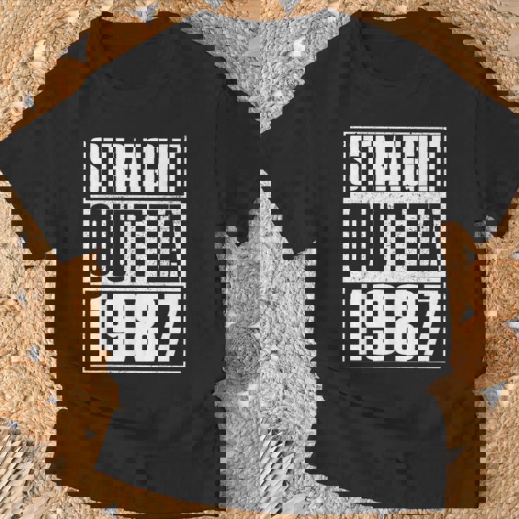 Straight Outta 1987 Womenintage 1987 Birth Of Birthday Tシャツ 高齢者への贈り物