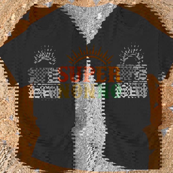 Super Nonno Retroupernonno Festa Del Papà Regalo Per Nonno Maglietta Regalos para ancianos