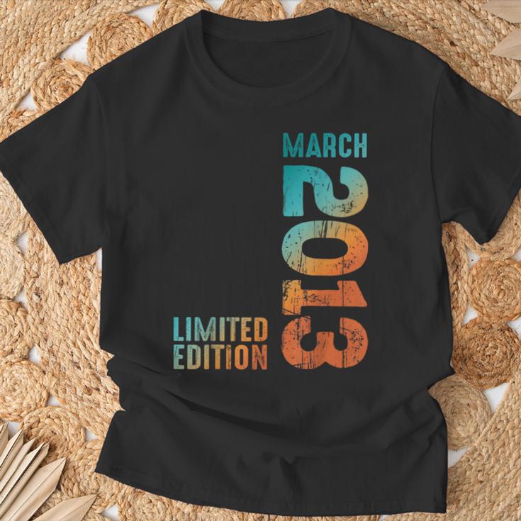 Superbe Édition Limitée Mars 2013 Rétro 2013Intage 2013 T-Shirt Cadeaux pour les vieillards