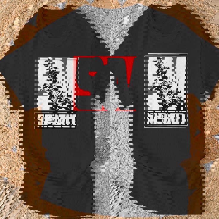 Supermoto スーパーモタード エンデューロ オートバイクロス Tシャツ 高齢者への贈り物