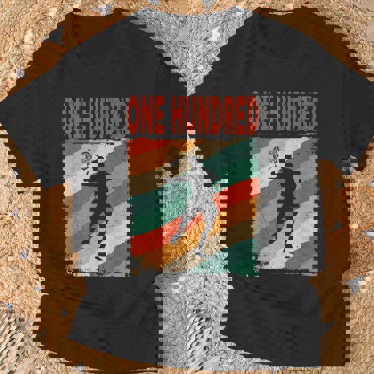 Tenis 100 Cumpleaños 100 Años Hombre Camiseta unisex Regalos para ancianos