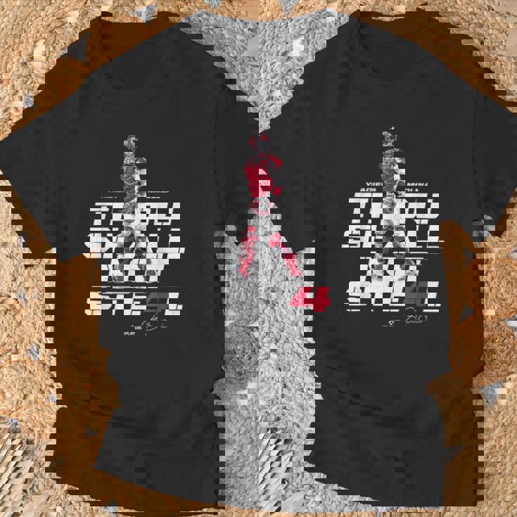 Thouhall Notteal Yadier Molina Baseball Player Tシャツ 高齢者への贈り物