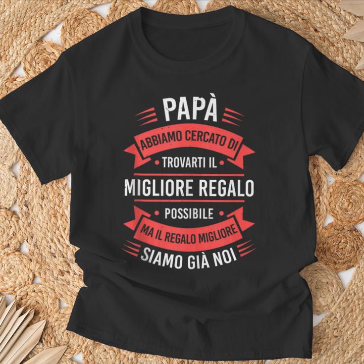 Uomointage Festa Del Papà Padre Regalo Papà Compleanno Maglietta Regalos para ancianos