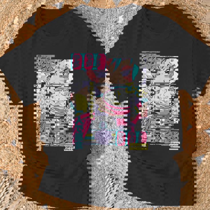 Vaporwave レトロ 90年代 日本アニメ 女の子とラーメン 美学 Tシャツ 高齢者への贈り物