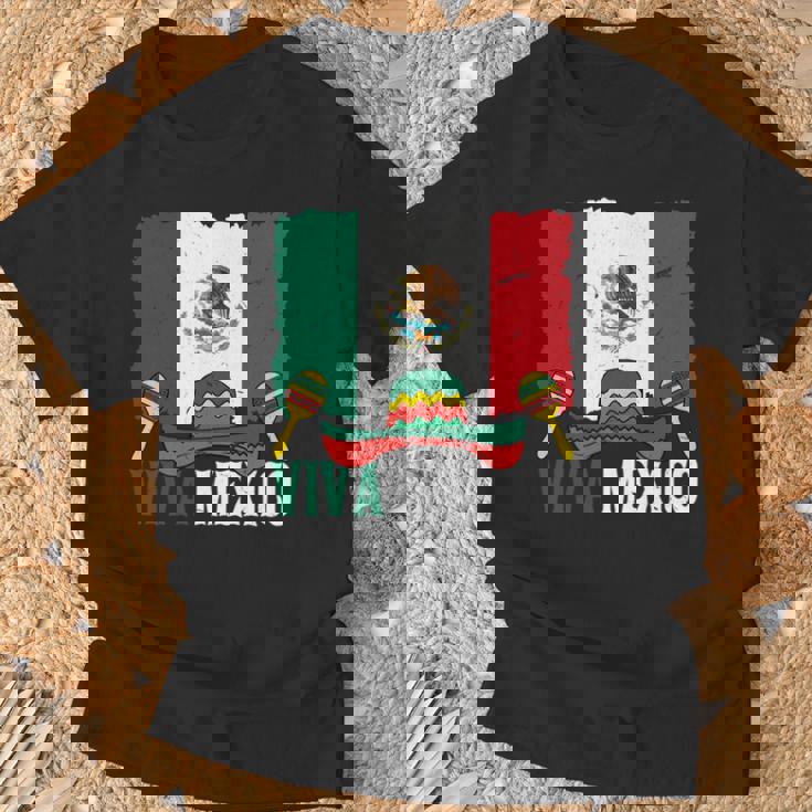 Viva Mexico ソンブレロ インディペンデンス メキシコ 国旗 メキシコ 長袖tシャツ Tシャツ 高齢者への贈り物