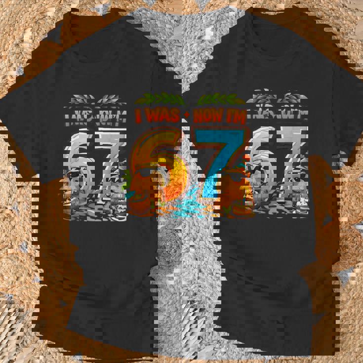 I Was 6 Now I'm 7 Birthday 67 Meme Capybara キッズ 男の子 女の子 Tシャツ 高齢者への贈り物