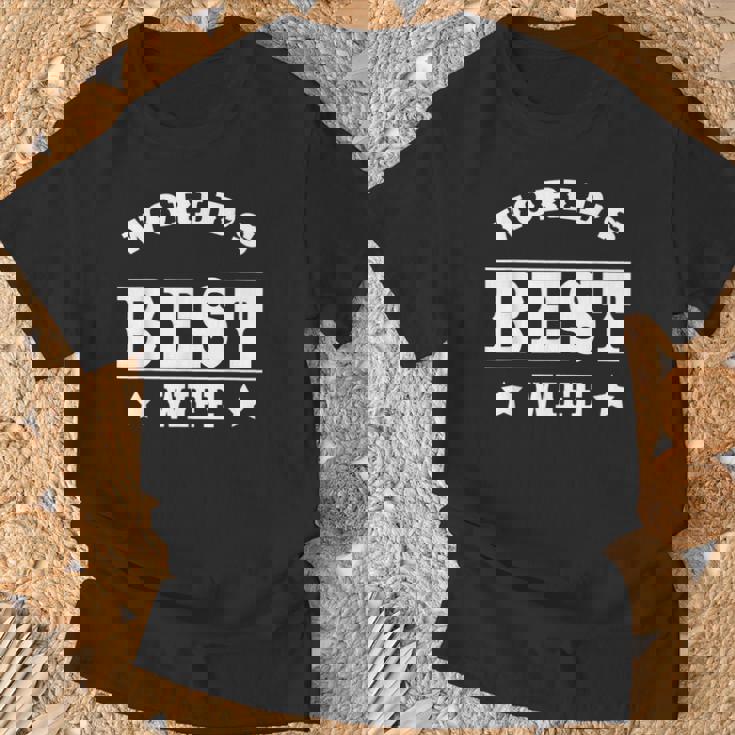 World's Best Wife 面白いウェディングギフトシャツ Tシャツ 高齢者への贈り物