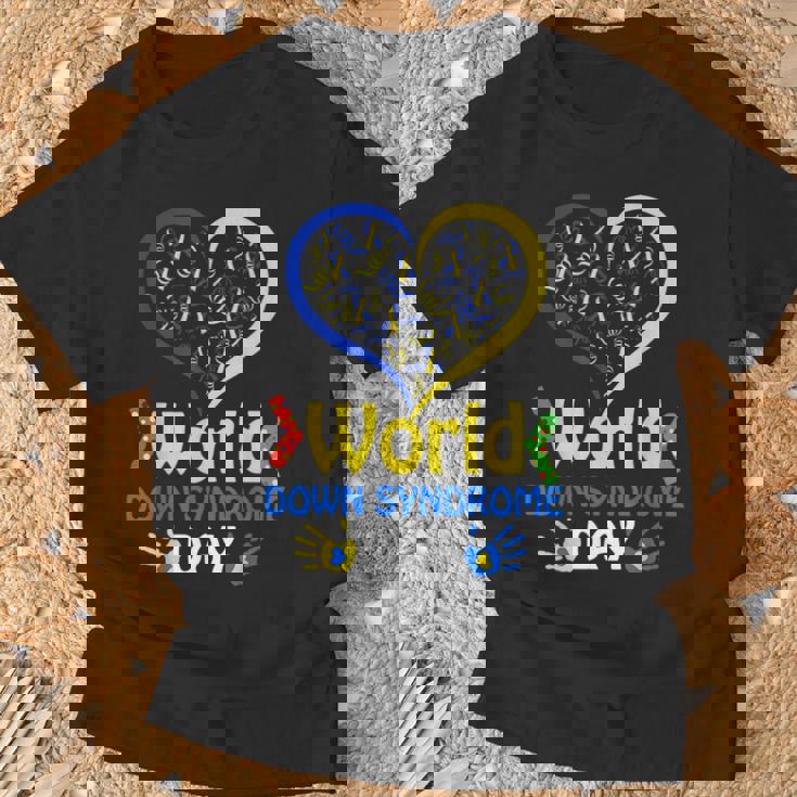 World Downyndrome Day Upport And Awareness 321 Tシャツ 高齢者への贈り物