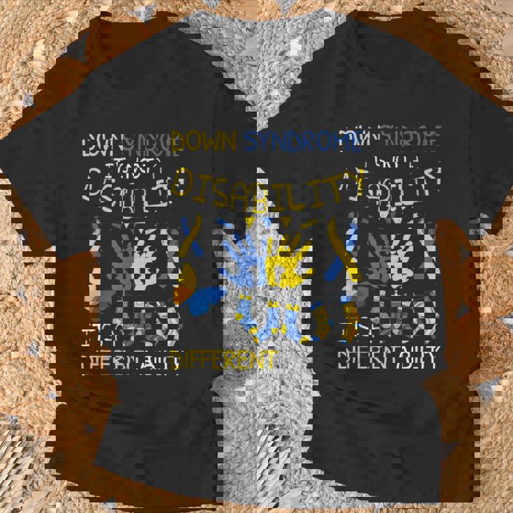 World Downyndrome Day ダウン症啓発 Tシャツ 高齢者への贈り物