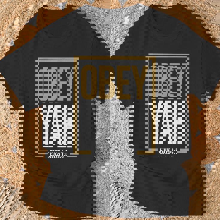 Yah Exodus 19 Tシャツ 高齢者への贈り物