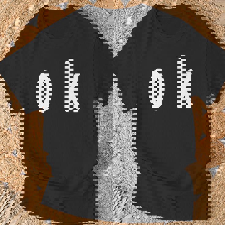 「Ok」面白い デザイン 語録 ネタ おもしろ 漢字 Ok Tシャツ 高齢者への贈り物