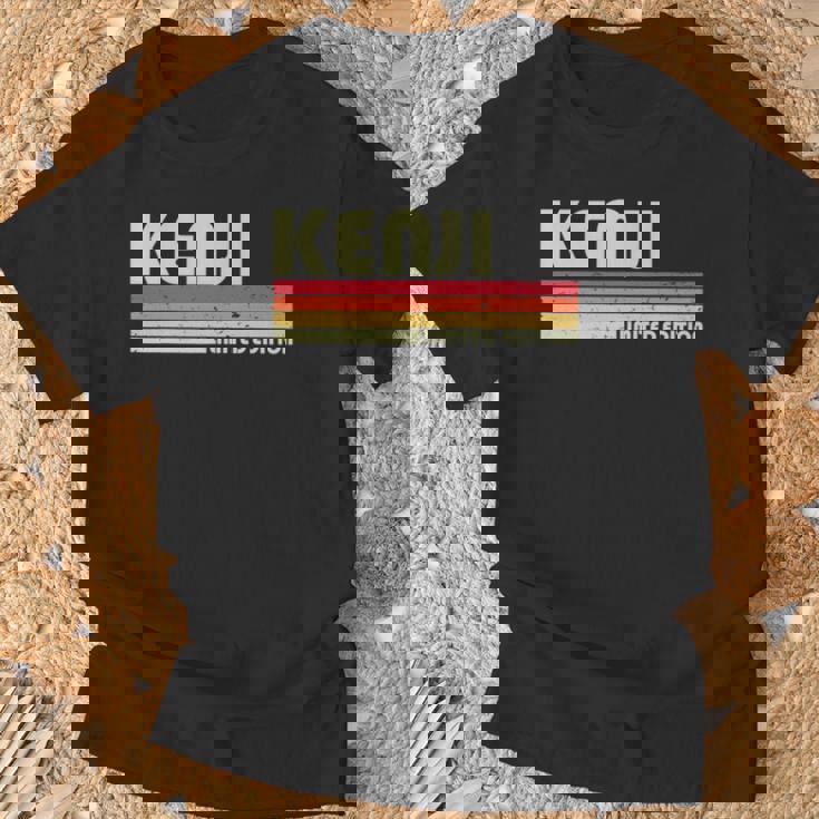 【けんじ ケンジ】名前 名字 家族お揃い ギャグ ネタ ウケ狙い 贈り物 ギフト 面白い おもしろ 長袖tシャツ Tシャツ 高齢者への贈り物