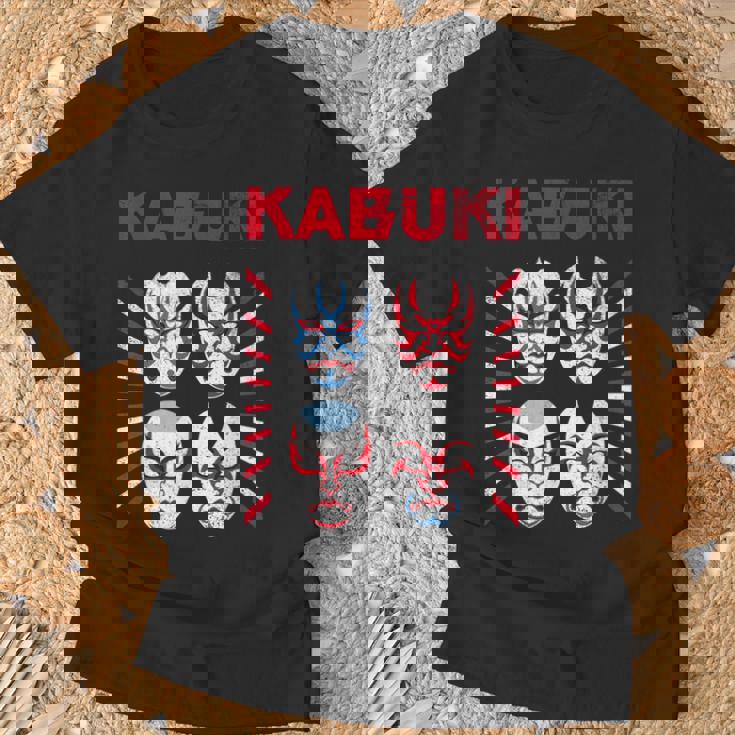 【歌舞キッス！架空の 歌舞伎メイク ロック バンド】グラムロック ヘビメタ ツアー 音楽 面白 おもしろ ネタ 衣装 Tシャツ 高齢者への贈り物