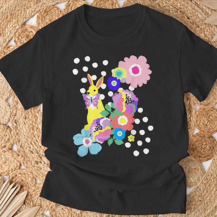うさぎ花 Tシャツ 高齢者への贈り物