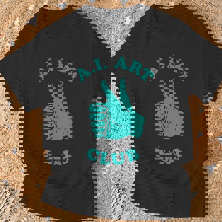 おもしろaiアートクラブ 人工知能 機械学習 Tシャツ 高齢者への贈り物