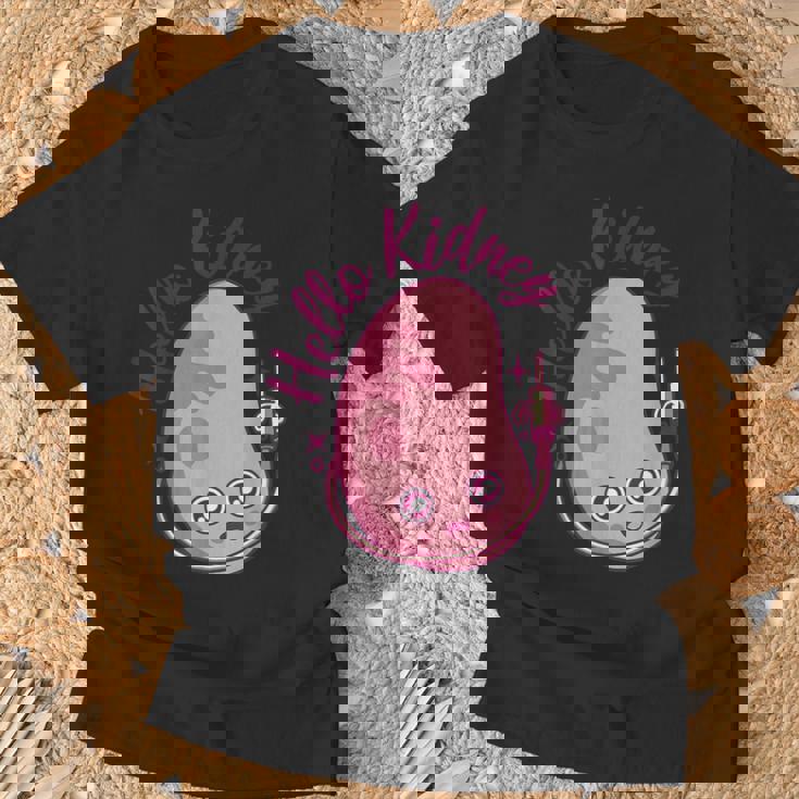 こんにちは腎臓移植ドナー透析腎臓 Tシャツ 高齢者への贈り物