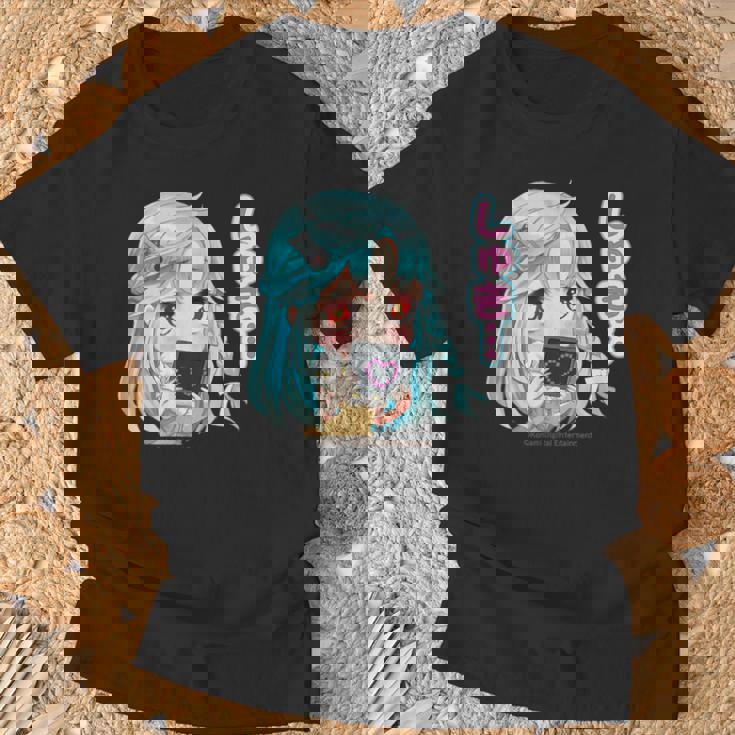 ひなビタスタンプ 心菜02「しゅき…」 Tシャツ 高齢者への贈り物