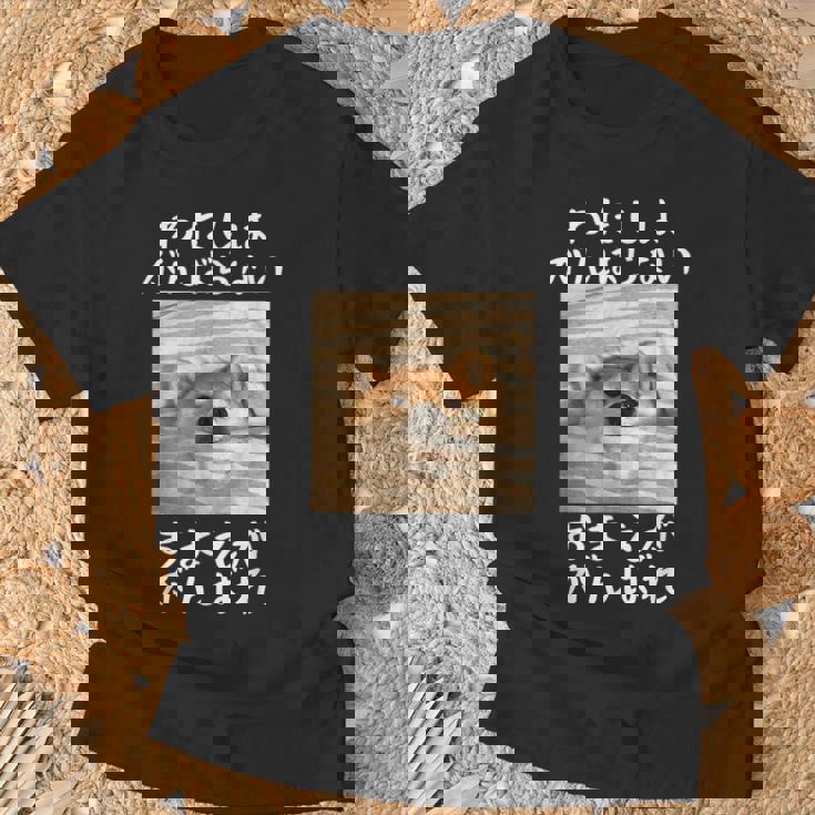 わたしはがんばらないおまえががんばれ 柴犬 文字入り おもしろ 筆文字 面白い 服 面白い Tシャツ 高齢者への贈り物