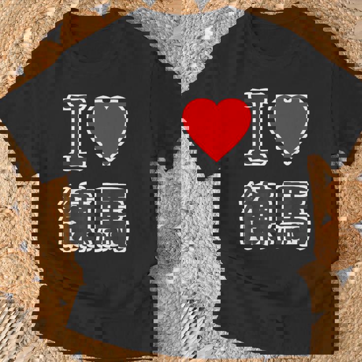 アイラブ・練馬（I Love ハート）練馬区 ビッグ 大きな文字【23区】ジモtティ 地元愛 面白い Tシャツ 高齢者への贈り物