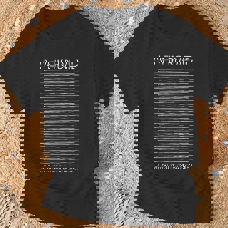 アイロンをかけたバンドシャツ 音楽ファンのポストパンク ニューウェーブ 面白い Tシャツ 高齢者への贈り物