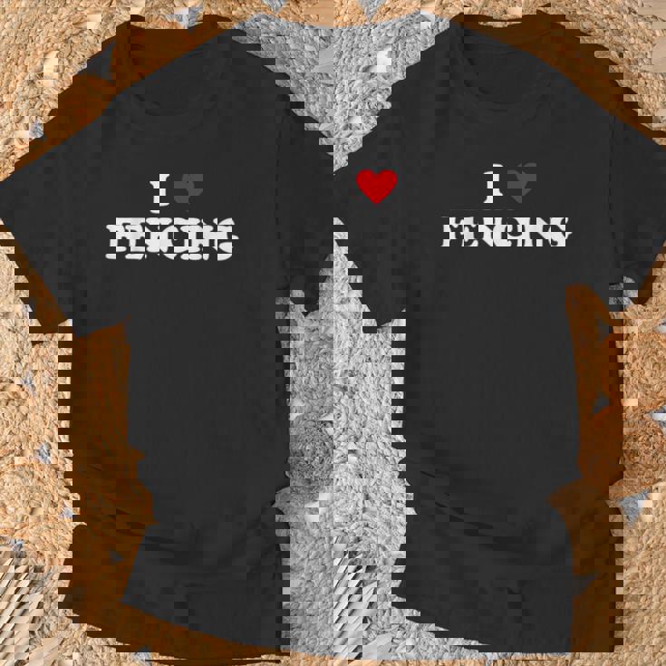 アイ・ハート・フェンサー-アイ・ラブ・フェンシング Tシャツ 高齢者への贈り物