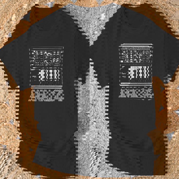 アナログシンセサイザー 音楽用シンセサイザー キーボード Tシャツ 高齢者への贈り物