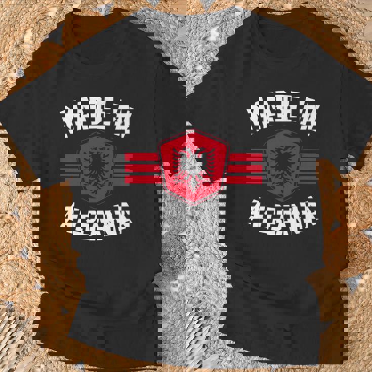 アルバニア アルバニア国旗 長袖tシャツ Tシャツ 高齢者への贈り物