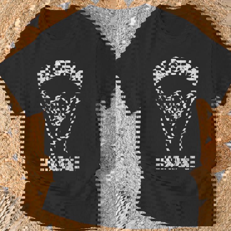 アロハ ハワイ シャカ サイン サーフ Tシャツ 高齢者への贈り物