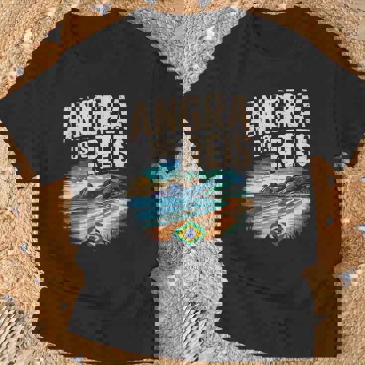 アングラ ドス レイス ブラジル シティ 旅行 旅 Tシャツ 高齢者への贈り物