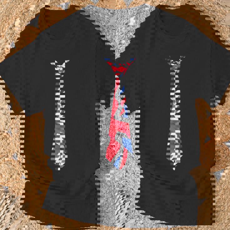 イギリス国旗ユニオンジャックネクタイ イギリス帝国 Tシャツ 高齢者への贈り物