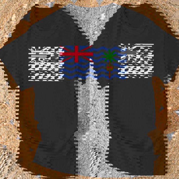 イギリス領インド洋地域の国旗 Tシャツ 高齢者への贈り物