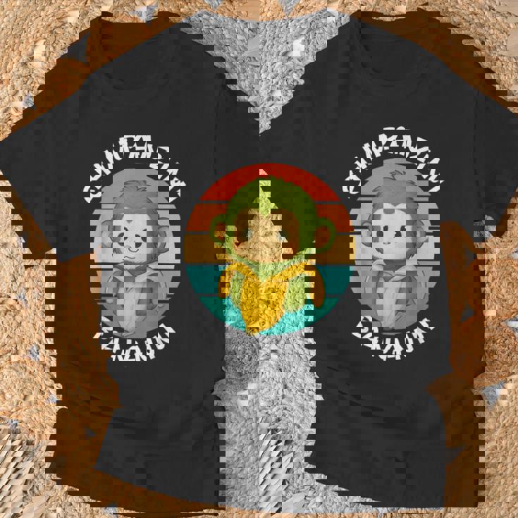 イタリア ブレイン ミーム チンパンジーニ バナニーニ レトロ サンセット キッズ Tシャツ 高齢者への贈り物