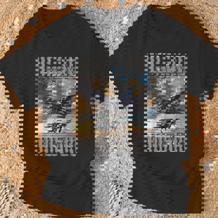 イタリア ブレイン ロット キャラクター ヌクレアロ 恐竜 キッズ ミーム Tシャツ 高齢者への贈り物