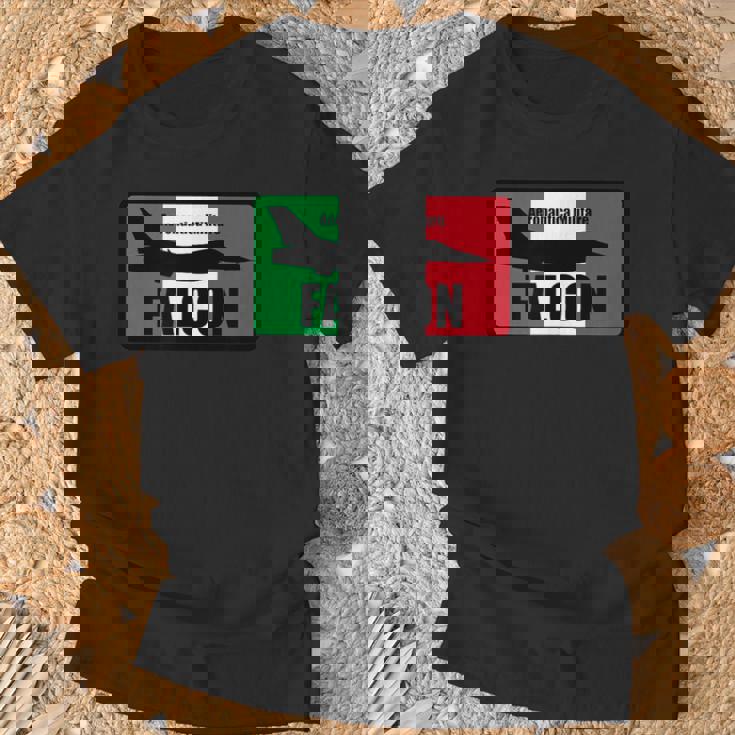 イタリアン F-16 ファルコンパッチ Tシャツ 高齢者への贈り物