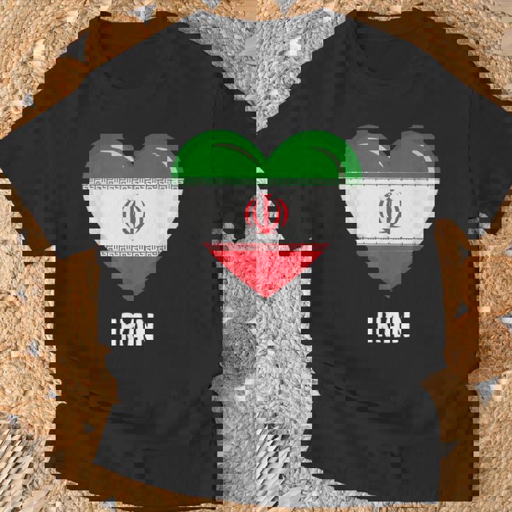 イラン国旗シャツ Tシャツ 高齢者への贈り物