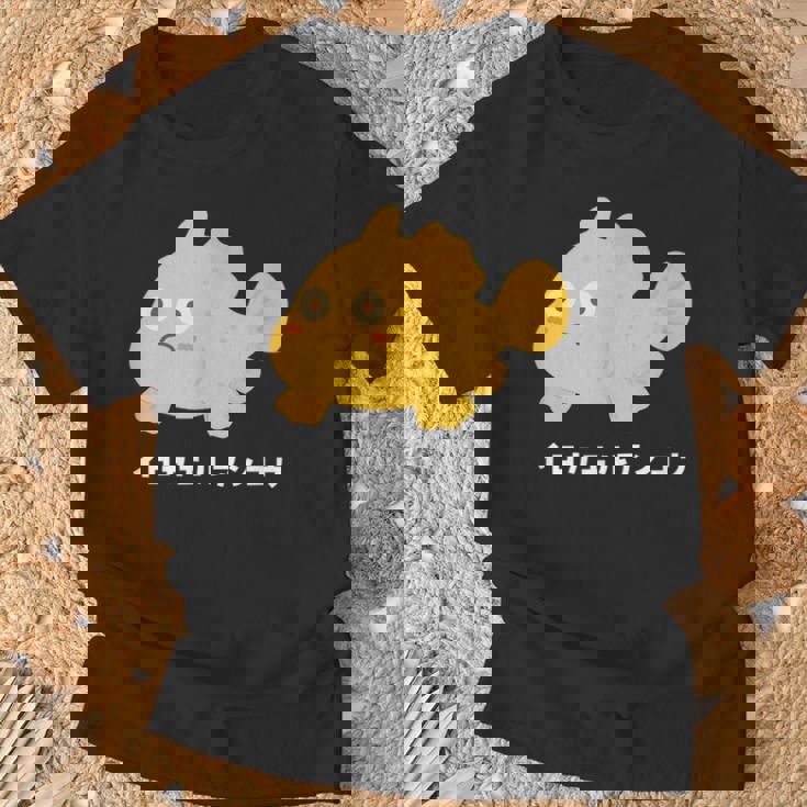 イロカエルアンコウ Painted Frogfish イラスト ゆるい 簡単 おもしろ かわいい 人気 海の生き物 Tシャツ 高齢者への贈り物