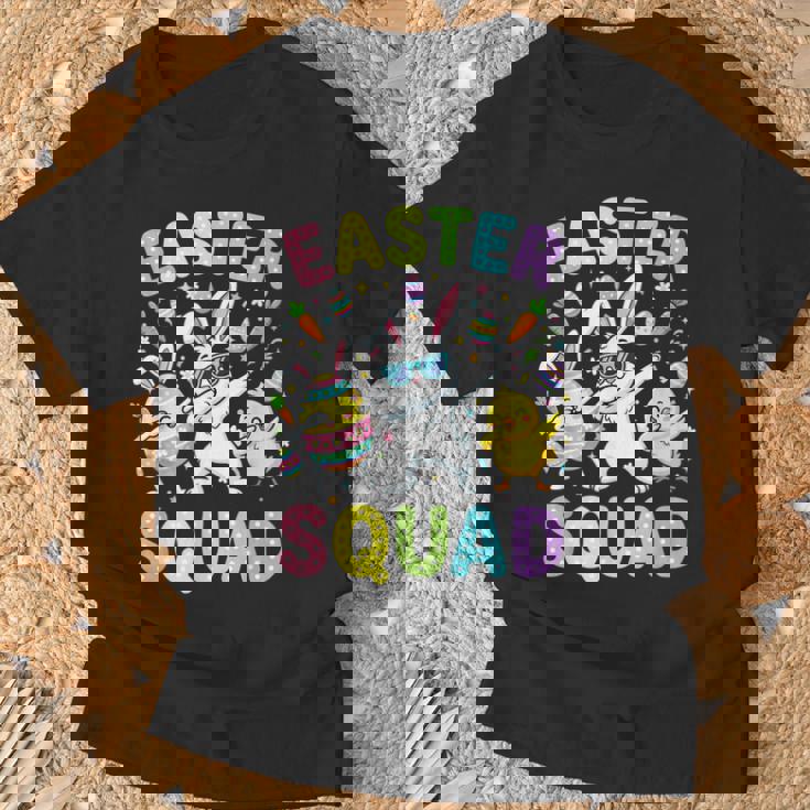 イースター隊 ハッピー イースターデー エッグ うさぎ ウサギ お祝い Tシャツ 高齢者への贈り物